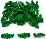 Lego 50 New Green Plant Curved Upright Leaf Tree Leaves Pieces Green Plant