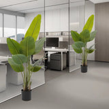 Artificial Plant Artificial Plant w/ Base, Artificial Plantfor Indoor Outdoor US Green Plant