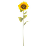 Vickerman 56" Contemporary Plastic Artificial Sunflower Stem in Yellow Sunflower