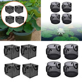 4x Plant Grow Bags Garden Planting Bags for Gardening Greenhouse Vegetable Garden Plants