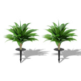 2 Pack Artificial Agave Plants Green Plant