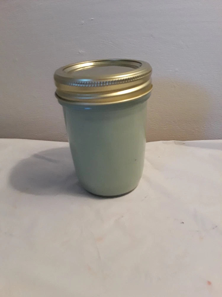 8 OZ JAR CANDLE IN  BLUE HYDRANGEA  soy wax highly scented Hydrangea