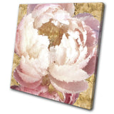 Peony Flower Exotic Abstract Floral SINGLE CANVAS WALL ART Picture Print Peony