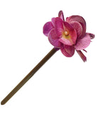 1 Pc Of Artificial Silk Flower Hydrangea Flower Hair Stick Maroon Purple Color Hydrangea