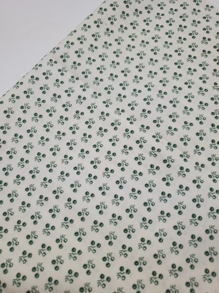 Marcus Fabric Vintage Viridians Green Dandelions Sheryl Johnson FAT QUARTER Flowering Plants
