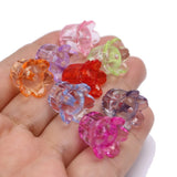 24pcs Mixed Transparent Color Lily of the Valley Beads Floral Charm 15mm Craft Lily