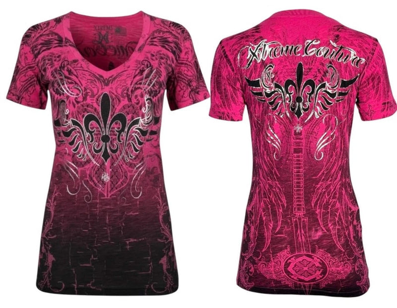 Xtreme Couture by Affliction Women's T-shirt Reverence Roses