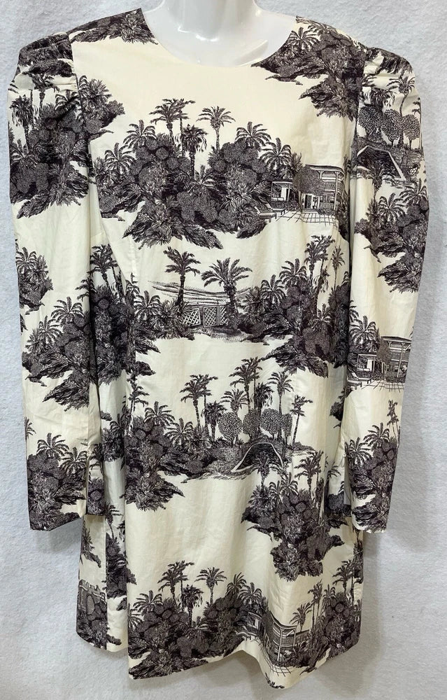New Tuckernuck India Hicks Hydrangea Black White Lined Dress Womens XXL (XL) NWT Hydrangea
