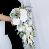 Wedding Bouquet Bridesmaid Bouquet Rustic Table Centerpiece Artificial Rose Bouquet