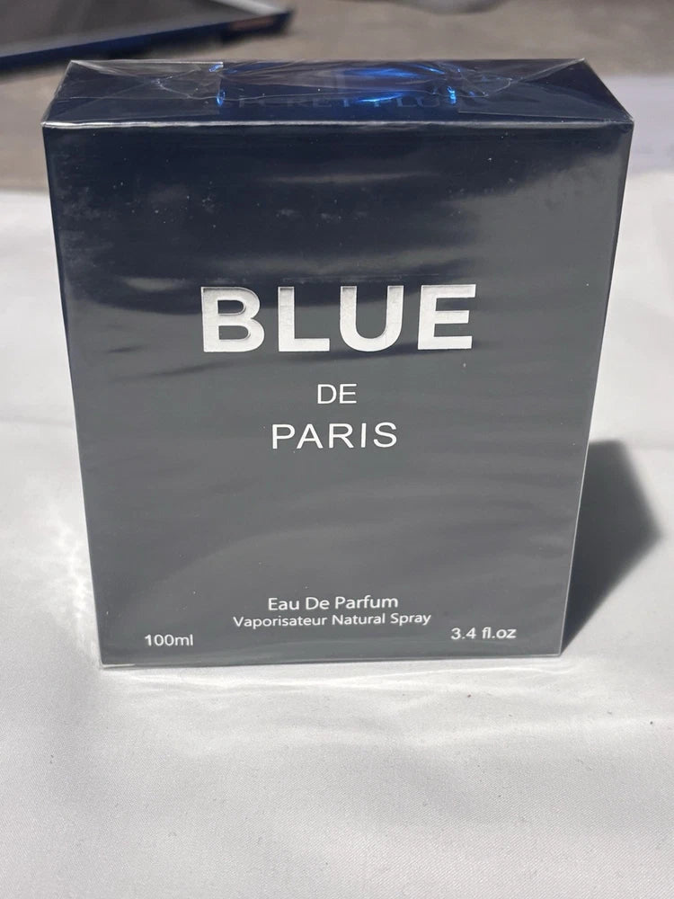 Blue de Paris Eau de Parfum 3.4 Fl. Oz. Regular Size Vaporisateur Natural Spray EDP