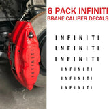 Infiniti Brake Caliper Decal High Temp Sticker Vinyl Akebono Calipers Roses