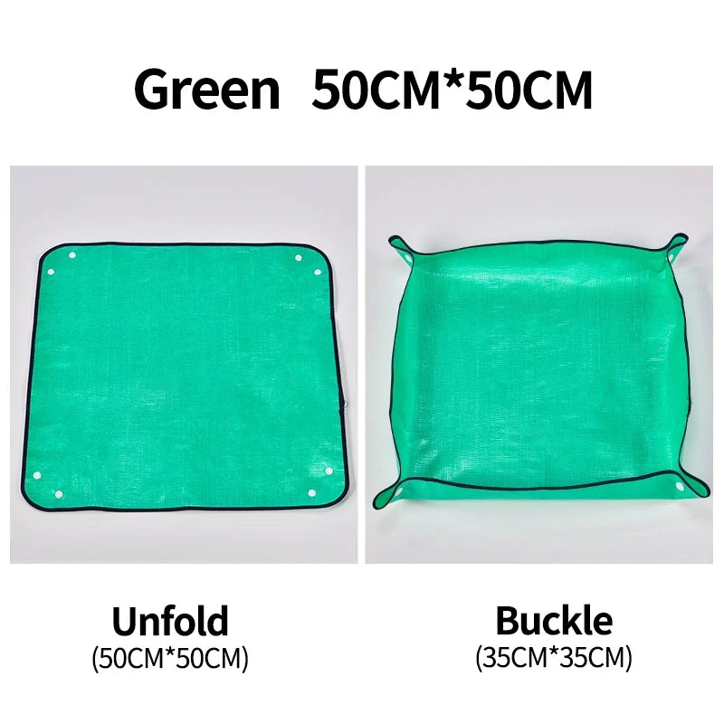 50cm-100cm Gardening Potting Pad Foldable Waterproof Garden Plants Flowers Tool Garden Plants