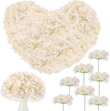200 Pcs Champagne Silk Hydrangea Flowers for DIY Home Decor Hydrangea