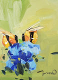 Blue Flowers Hydrangeas PRINT of Oil Painting by Artist Jose Trujillo Hydrangea