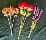 Crochet Flower Bouquet, New Bouquet, (NO LONGER HAVE THE SUNFLOWER) Sunflower