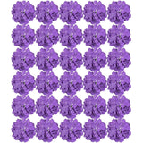 Silk Hydrangea Heads 30 Pcs Artificial Flowers Only Heads No Stems Fake Hydra... Hydrangea
