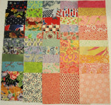 Assorted 3" Squares Charm Pack, 50 pieces, 100% cotton Flowering Plants