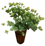 4x Artificial Gum Leaf Leaves Fake Plant Bush Foliage Home Restaurant DŽco Green Plant