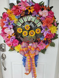 Extra Large Spring Summer Wreath Swag flower Hydrangea