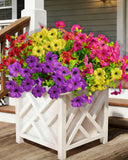 10 Bundles Spring Artificial Flowers for Outdoor,UV Resistant Fade Proof Outd... Hydrangea