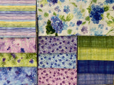 HYDRANGEA BLOSSOMS Quilting Treasures Quilt Fabric. Multiple Pieces BTHY, BTY Flowering Plants