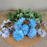 41 Piece Lot Artificial Flowers Daisy Carnation Paperwhite Greenery Floral Carnation