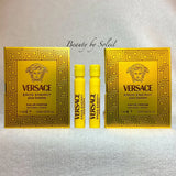 2x Versace Eros Energy Pour Homme Eau de Parfum Sample Sprays .03oz 1ml Ea *New EDP