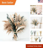 Dried Flower Bouquet Pampas Grass Lavender Eucalyptus Rustic Decor Boho Home ... Dried Flower