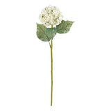 Nearly Natural 30" Hydrangea Artificial Flower (Set of 4) in White Hydrangea