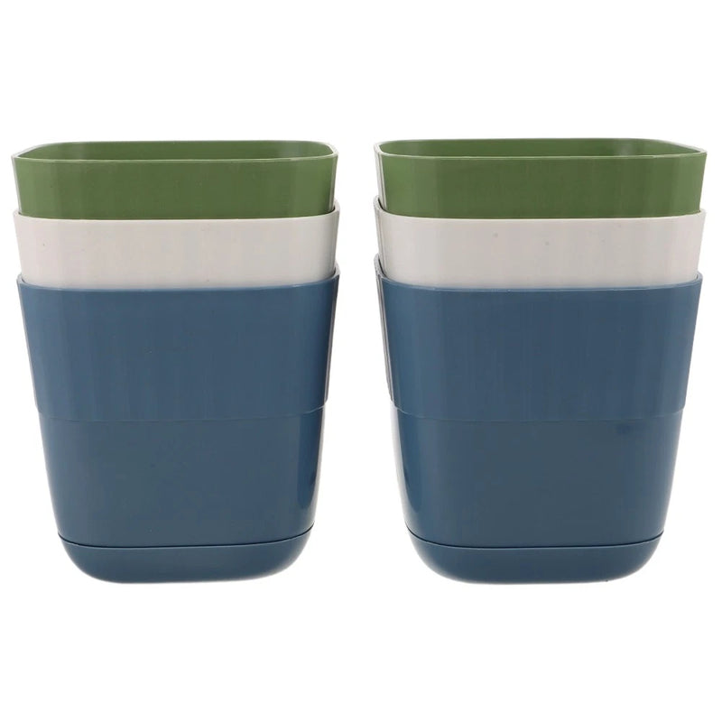 6 Pcs Small Pots for Plants Flower Planter Container Desk Garden Plants