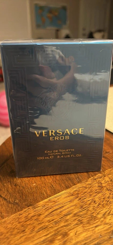 Versace Eros Eau de Toilette Spray 100 mL / 3.4 US fl oz Regular Size EDT