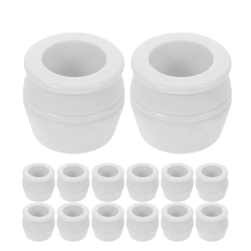 30 Pcs Miniature Plastic Flower Pot Simulation Bonsai Garden Decor Garden Plants