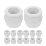 30 Pcs Miniature Plastic Flower Pot Simulation Bonsai Garden Decor Garden Plants