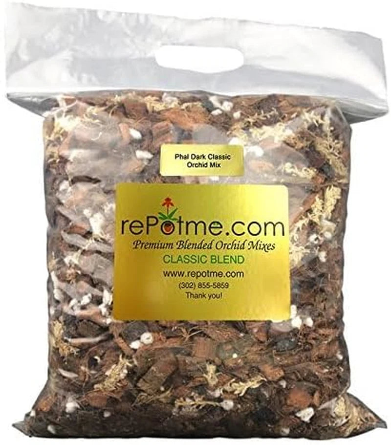 Orchid Potting Mix, Phalaenopsis Dark Classic Mix (Mini Bag) Orchids
