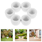 50 Pcs Micro-scene Materials Miniature Flower Pots Garden Miniatures Garden Plants