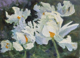 White Peony_original painting signed by artist Peony