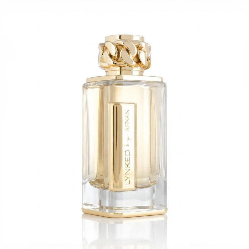 Afnan Lynked Forever Gold Women Eau De Parfum 3.4 Oz 100ml Spray EDP