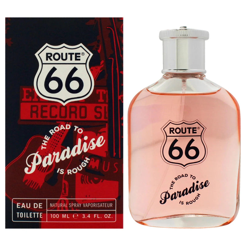 Route 66 The Road To Paradise Is Rough by Route 66 for Men - 3.4 oz EDT Spray EDT