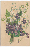 Violets, Lily's of the Valley Flowers, Painswick ONT S/R 1908 Postcard Lily