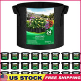 Durable Non-woven Fabric Garden Planter Bags Indoor Outdoor Use Reusable Garden Plants