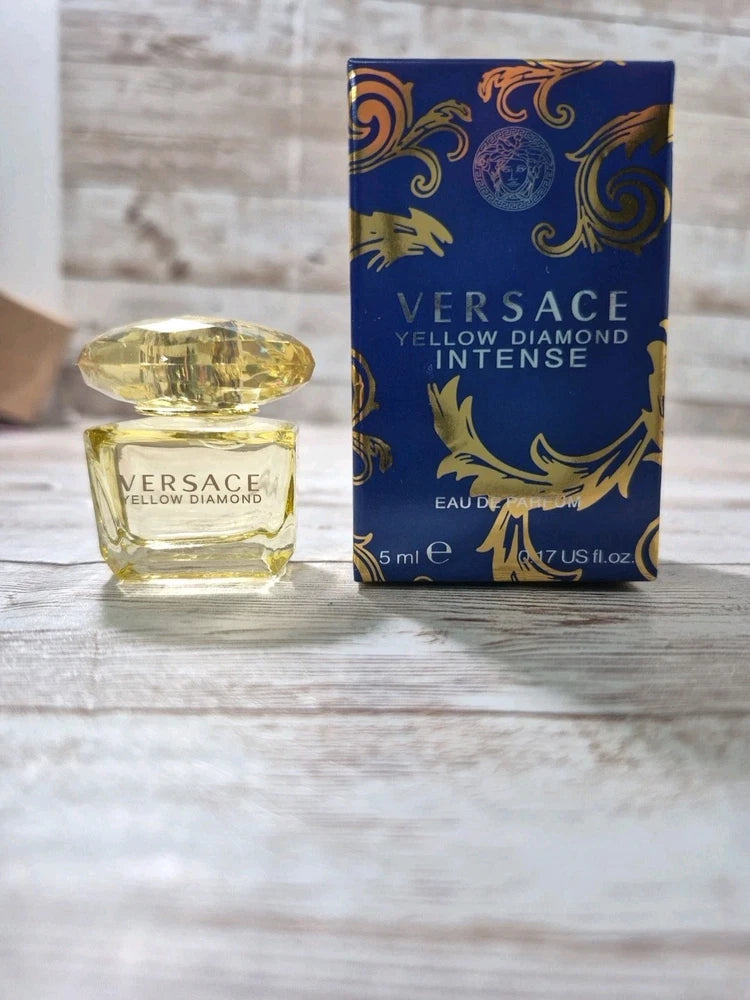 YELLOW DIAMOND INTENSE by VERSACE 0.17 oz / 5 ML Eau De Parfum Miniature Mini EDP