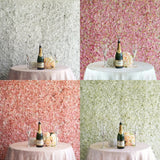 4,8,12 Pack 24"x17"Each Panel. UV Protected 3D Silk Hydrangea Flower Photo Wall Hydrangea