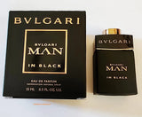 BVLGARI MAN IN BLACK EDP 0.5 OZ / 15 ML FOR MEN SPRAY MINI (NEW IN A BOX) EDP