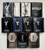 YSL Collection  Perfume 11pc Sample Vial Spray Set For Men EDT