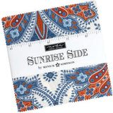 Sunrise Side Moda Charm Pack 42 100% Cotton 5" Precut Fabric Quilt Squares Flowering Plants