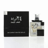 24 Carat White Gold by Lattafa Perfume for Unisex EDP 3.3 / 3.4 oz. New In Box EDP