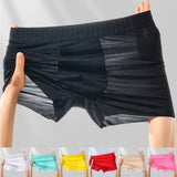 Mens Soft Breathable Boxer Briefs Elastic Ice Silk Low Waist Underwear Roses