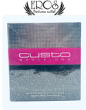 CUSTO BARCELONA WOMAN EAU DE TOILETTE NATURAL SPRAY 100 ML/3.4 Oz Sealed EDT