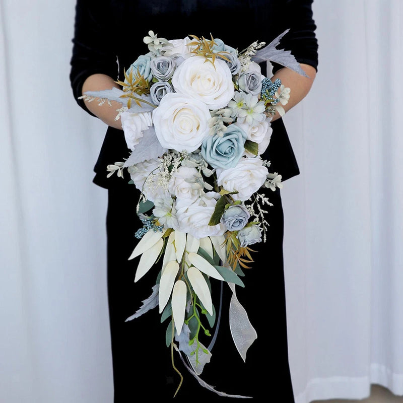Wedding Bouquet Artificial Flowers Bouquet for Bridal Shower Anniversary Bouquet