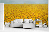 3D Sunflower Flower Wall Murals Wallpaper Murals Wall Sticker Sunflower